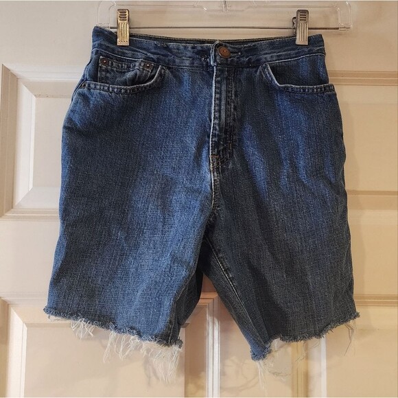 GAP Pants - GAP reverse fit frayed hem shorts. No size, 25in waist